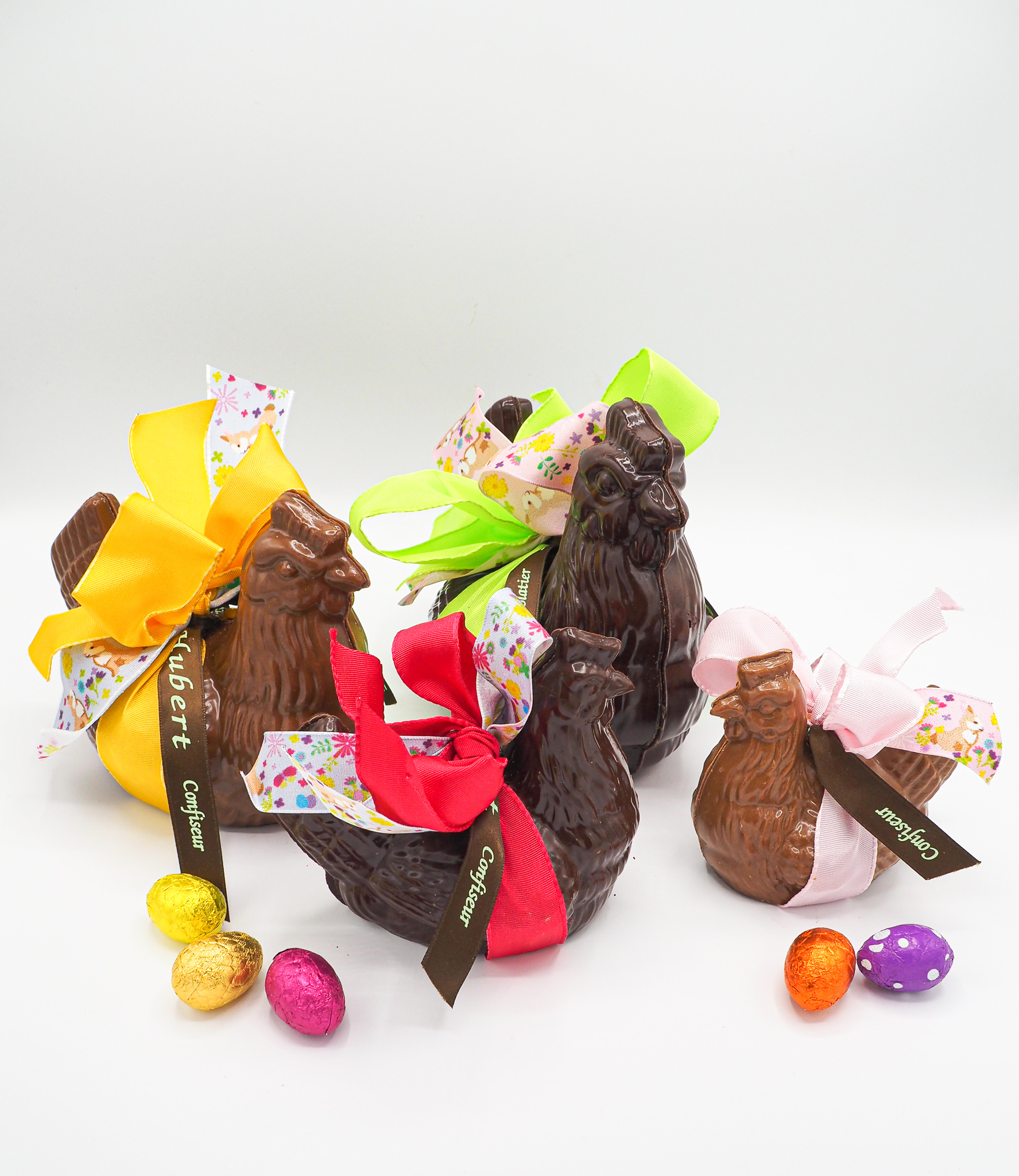 COCOTTES ET CHOCOLATS DE PÂQUES MAISON HUBERT CHOCOLATIER MARSEILLE